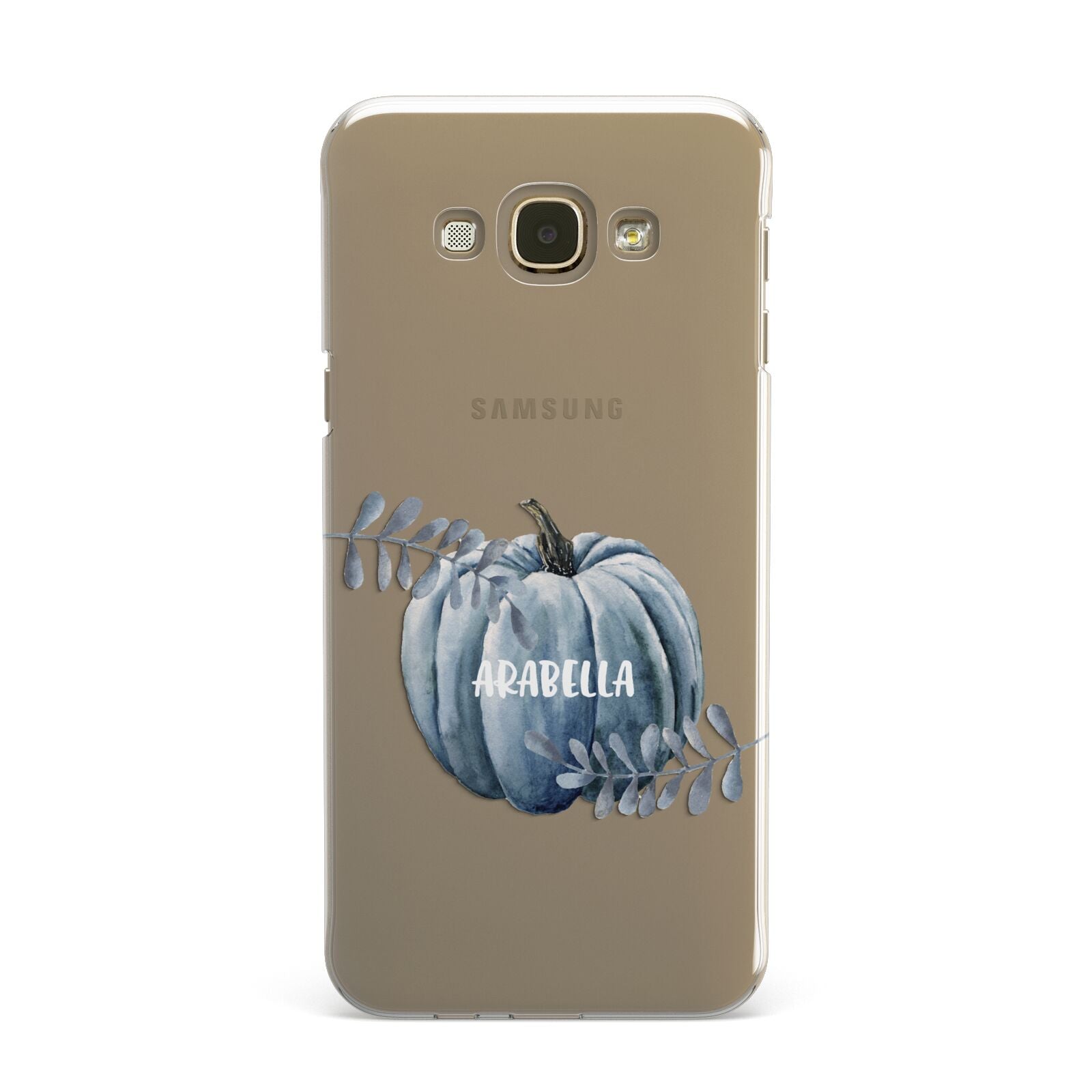 Grey Pumpkin Samsung Galaxy A8 Case