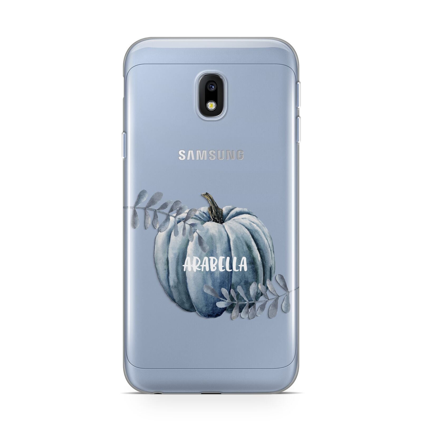 Grey Pumpkin Samsung Galaxy J3 2017 Case