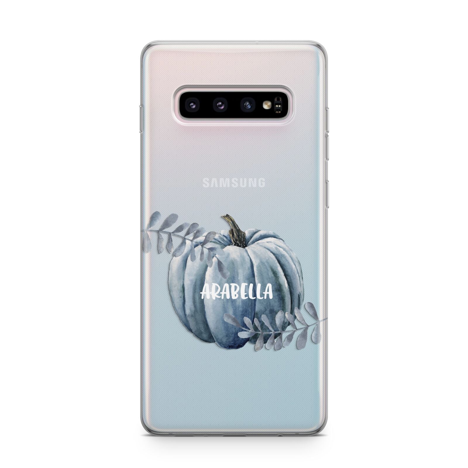 Grey Pumpkin Samsung Galaxy S10 Plus Case