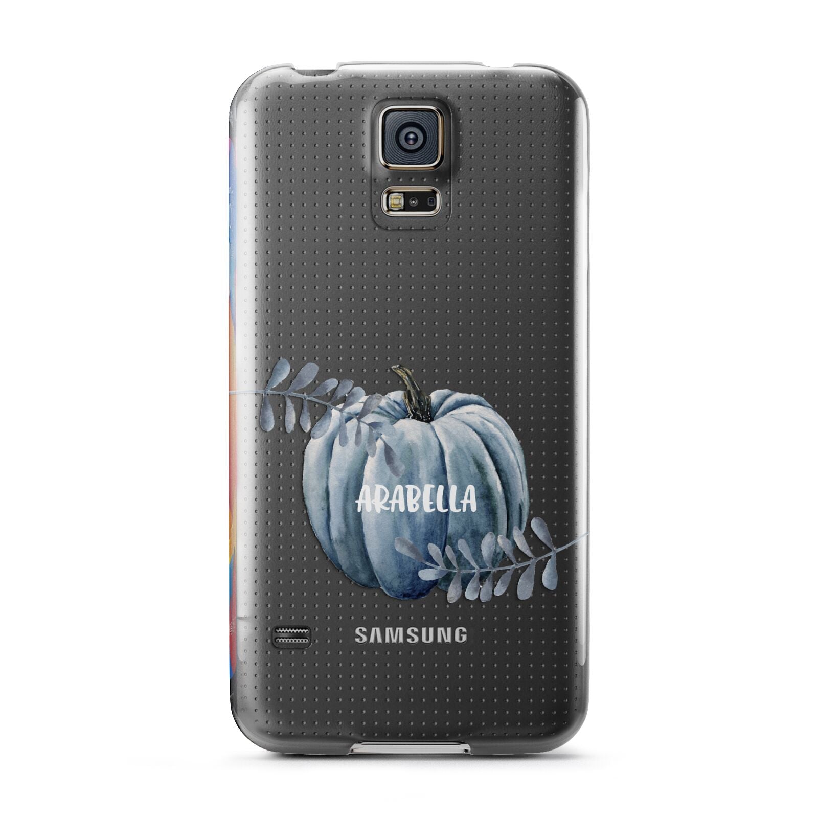 Grey Pumpkin Samsung Galaxy S5 Case