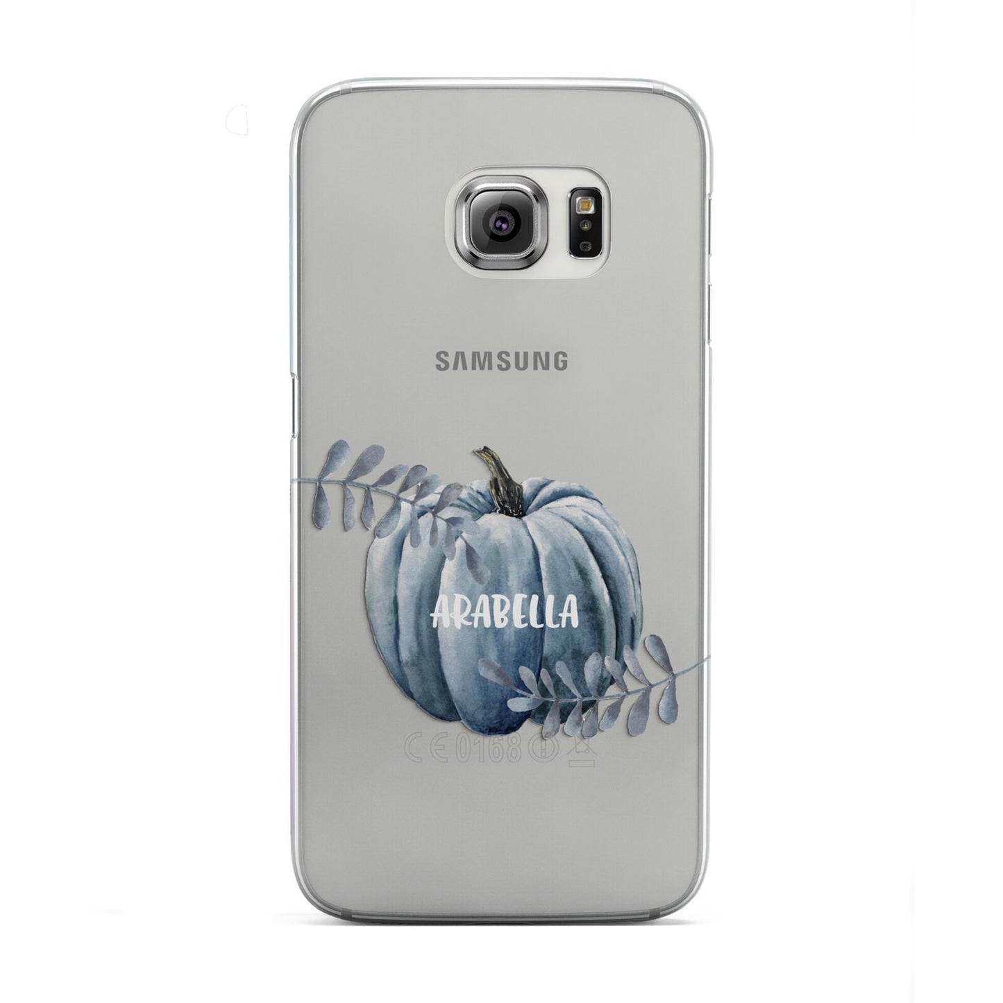 Grey Pumpkin Samsung Galaxy S6 Edge Case