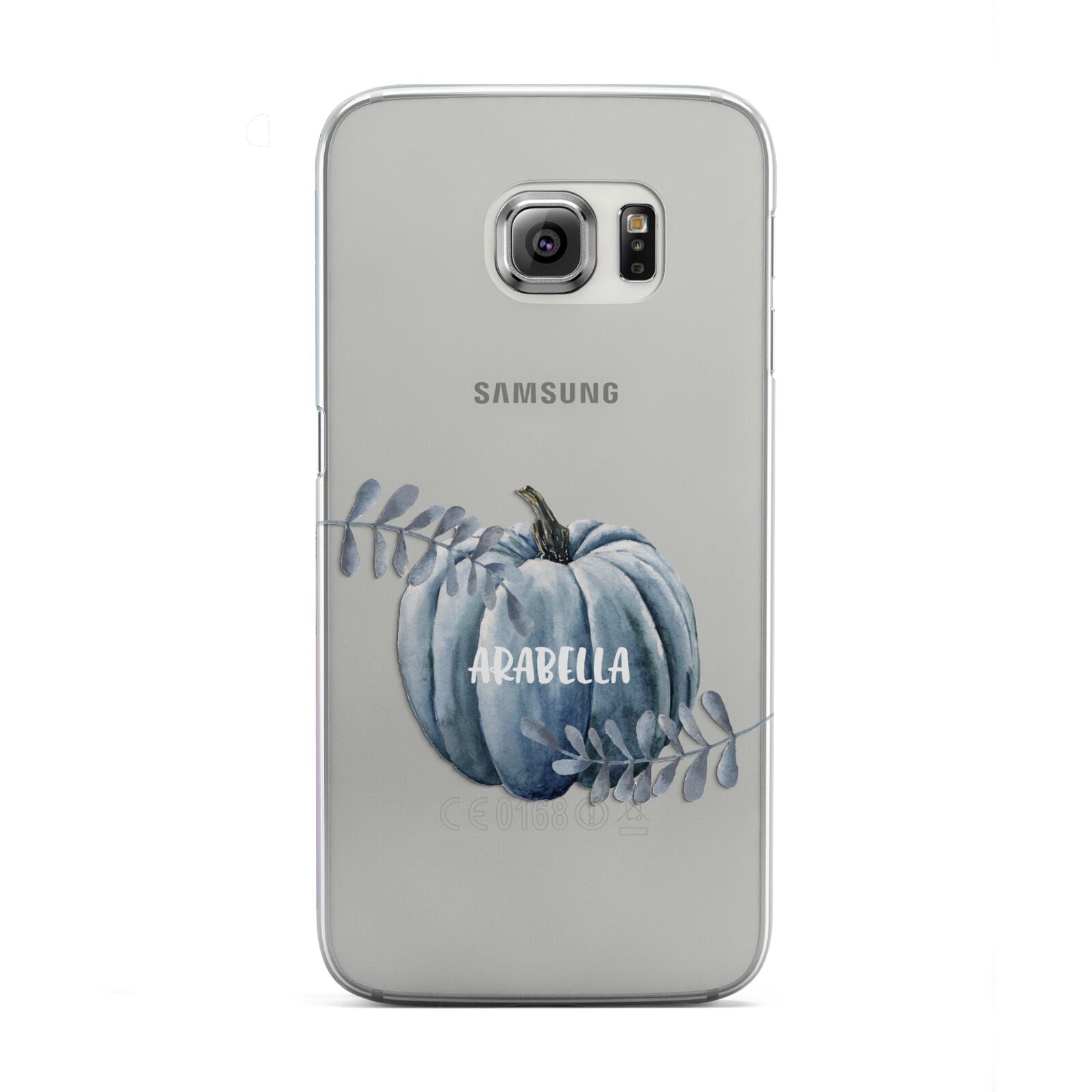 Grey Pumpkin Samsung Galaxy S6 Edge Case