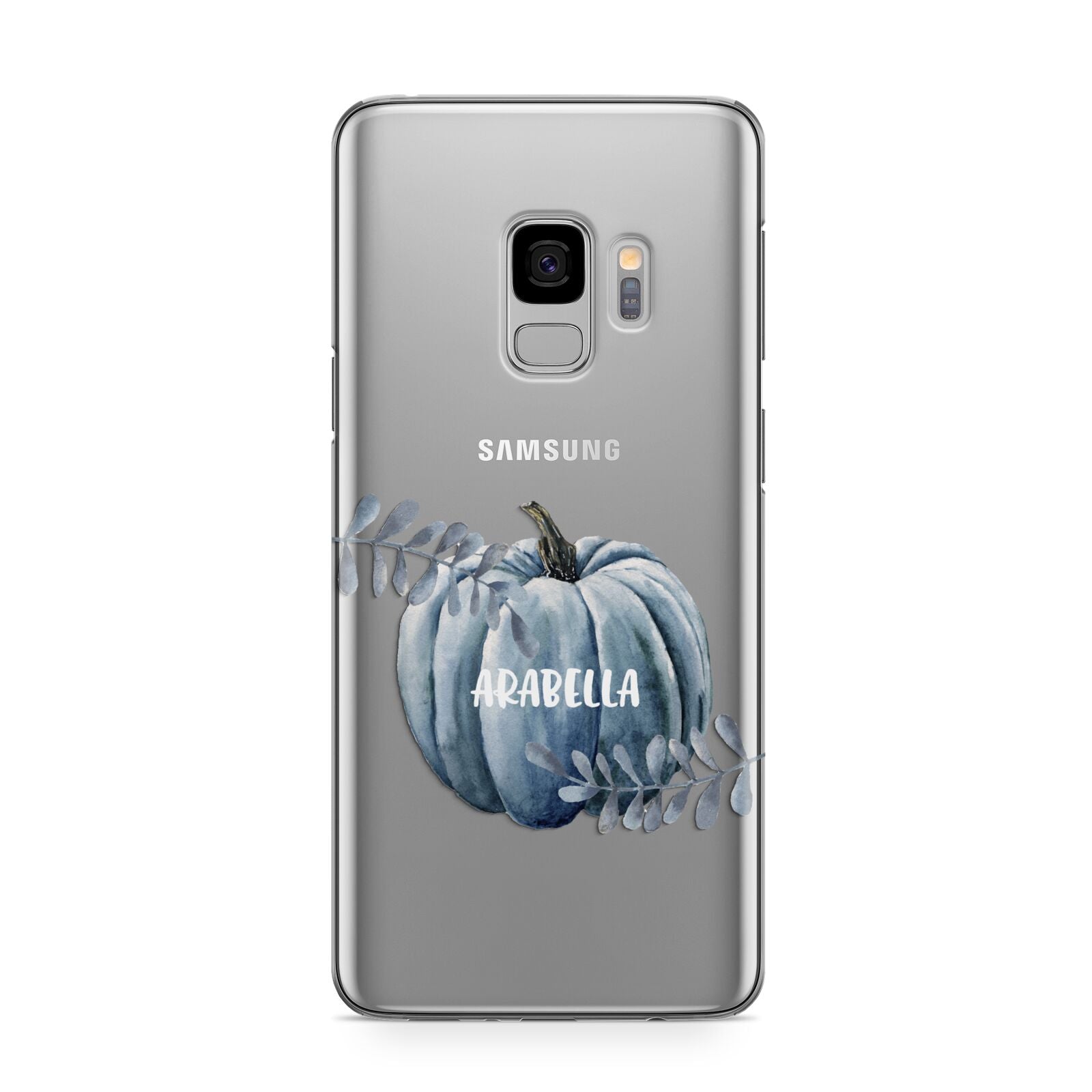 Grey Pumpkin Samsung Galaxy S9 Case