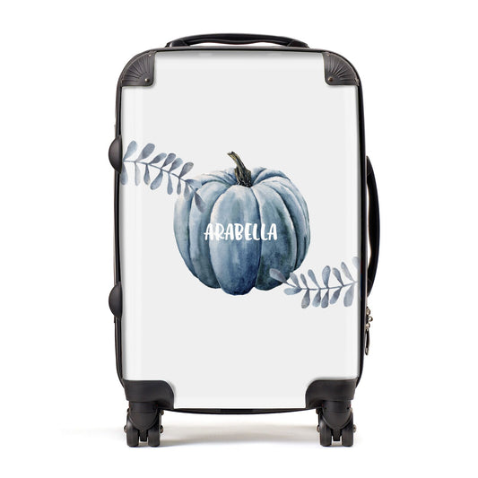 Grey Pumpkin Suitcase