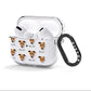 Greyhound Icon with Name AirPods Clear Case 3rd Gen Side Image