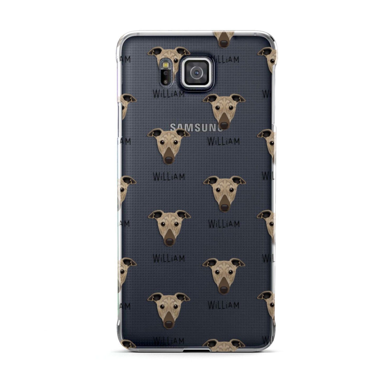 Greyhound Icon with Name Samsung Galaxy Alpha Case