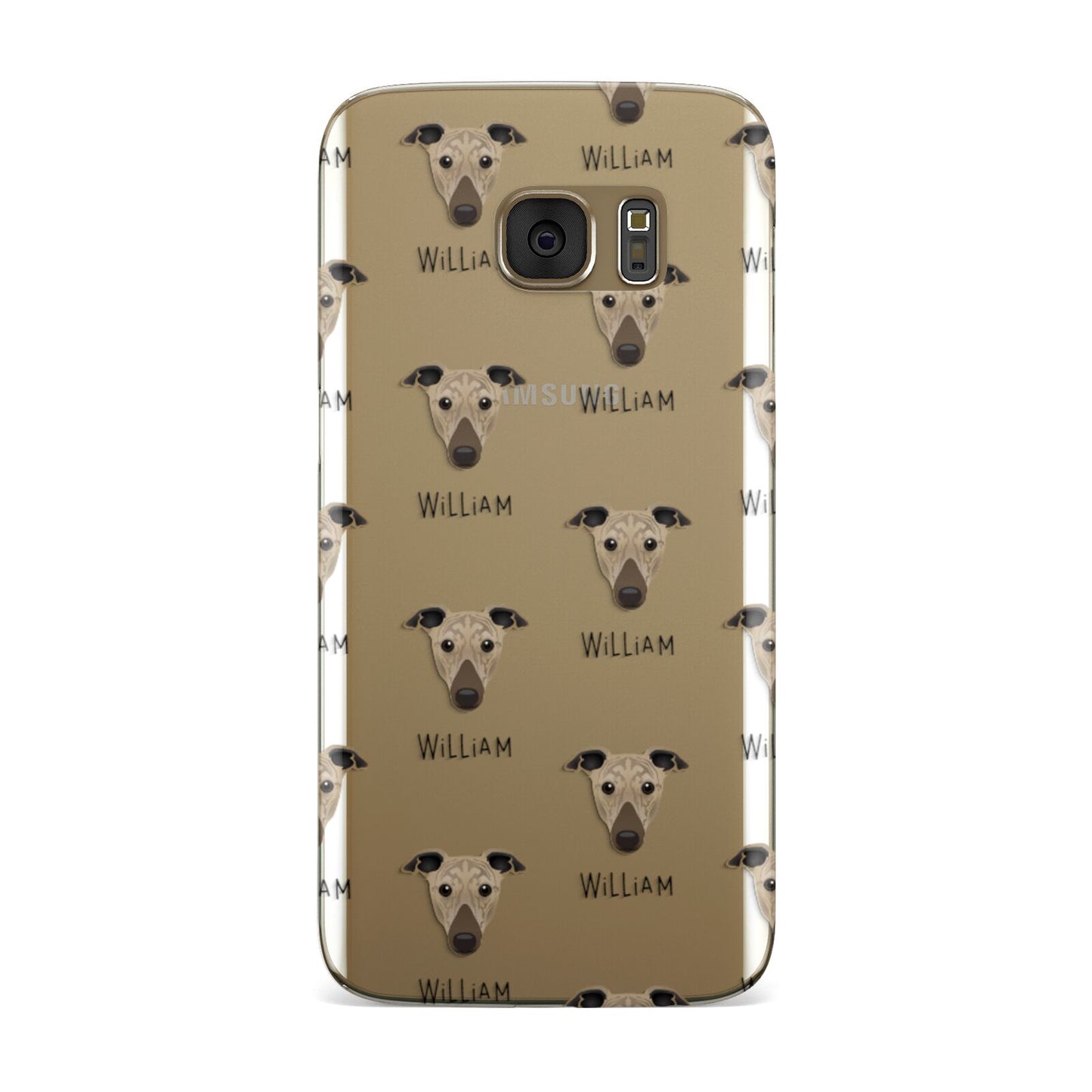 Greyhound Icon with Name Samsung Galaxy Case