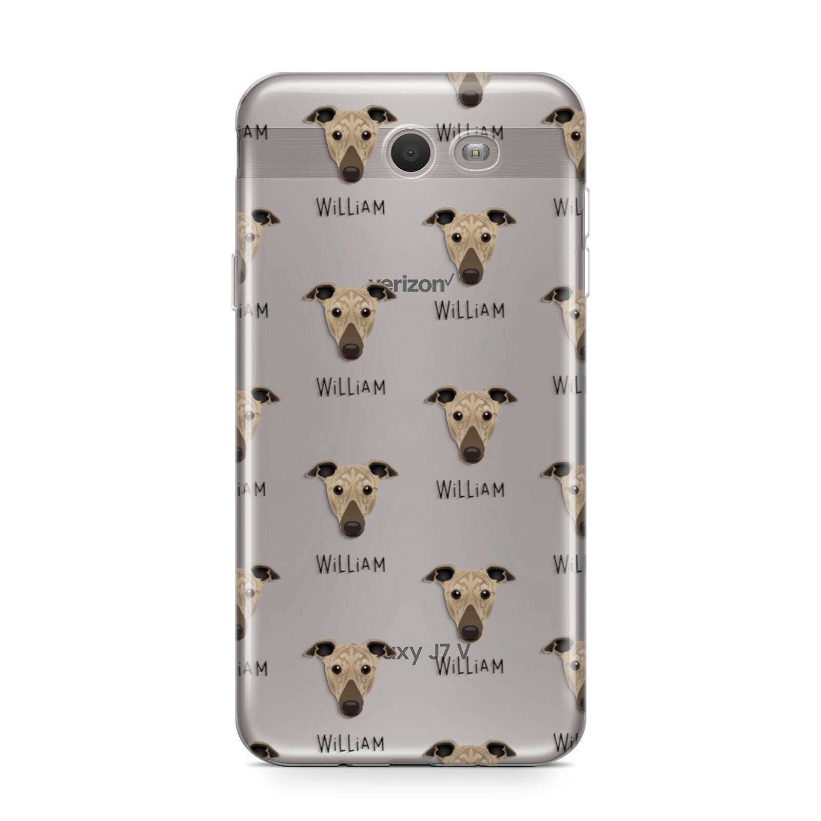 Greyhound Icon with Name Samsung Galaxy J7 2017 Case