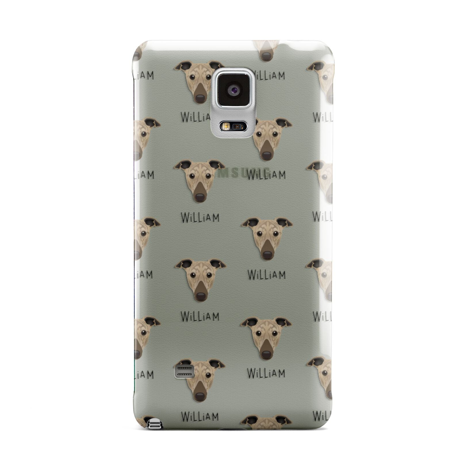 Greyhound Icon with Name Samsung Galaxy Note 4 Case