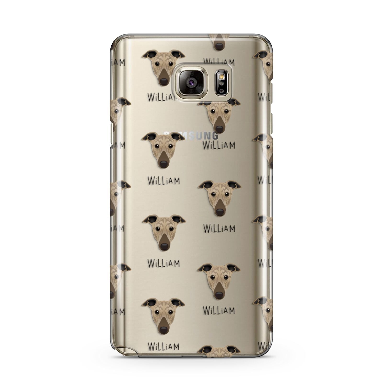 Greyhound Icon with Name Samsung Galaxy Note 5 Case