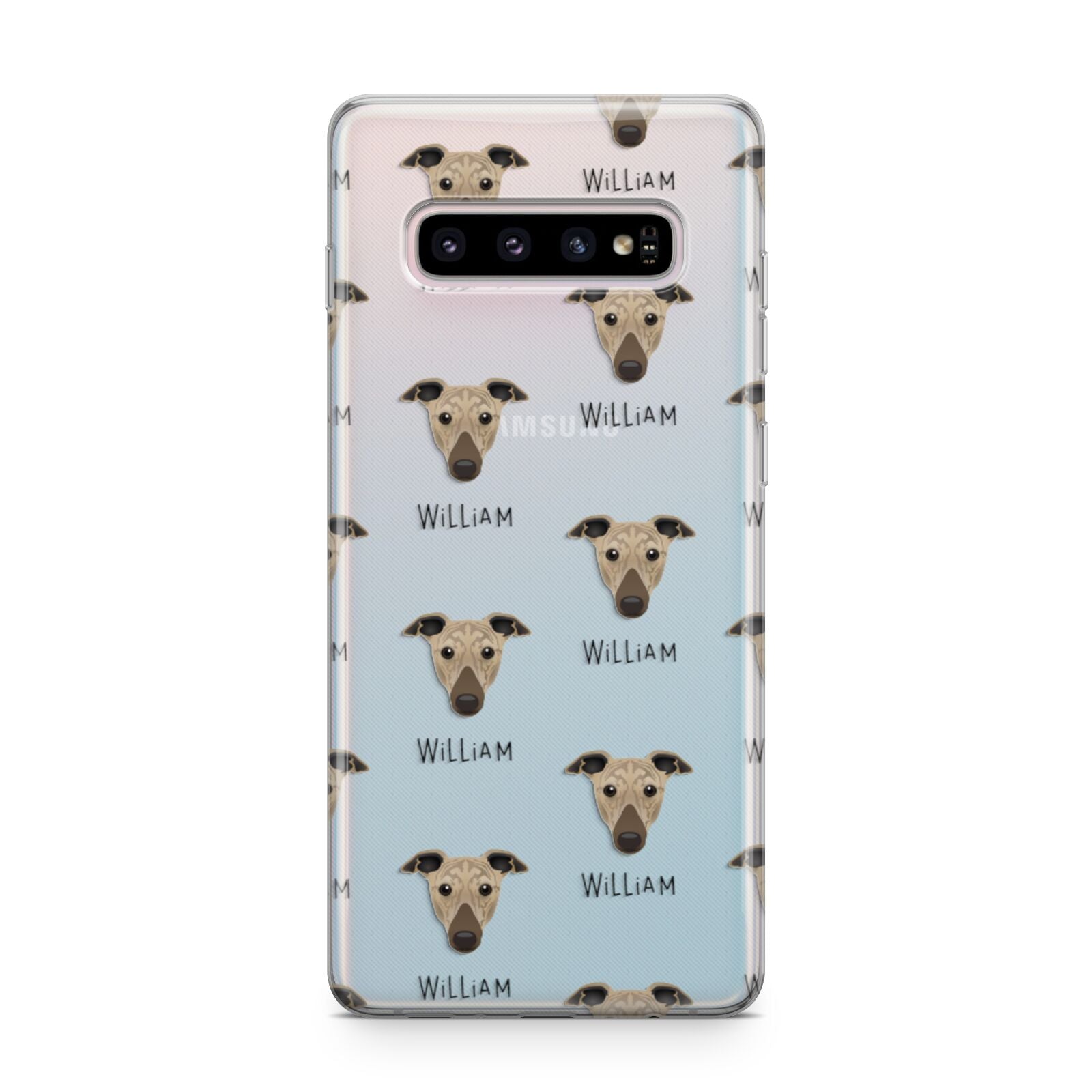 Greyhound Icon with Name Samsung Galaxy S10 Plus Case