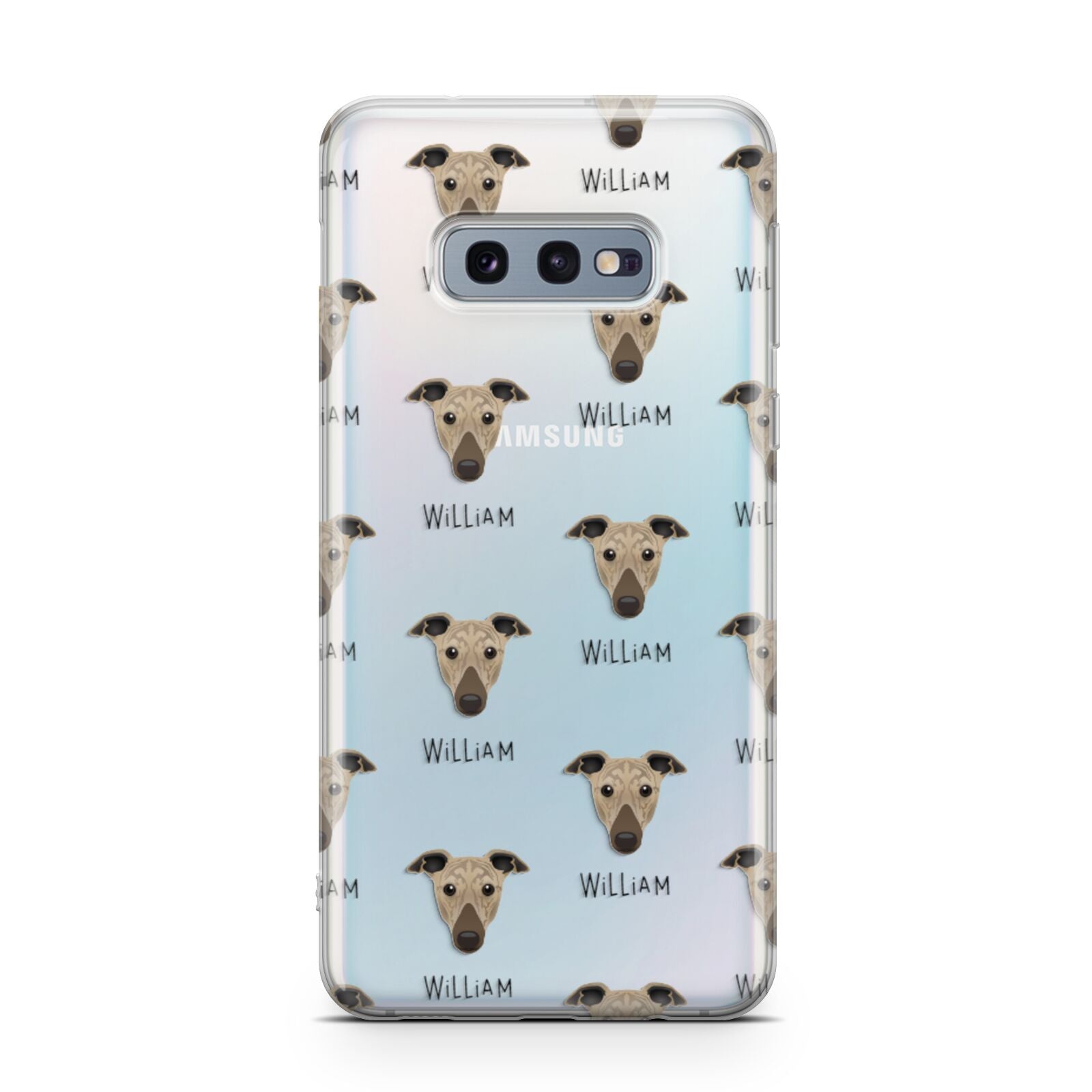 Greyhound Icon with Name Samsung Galaxy S10E Case