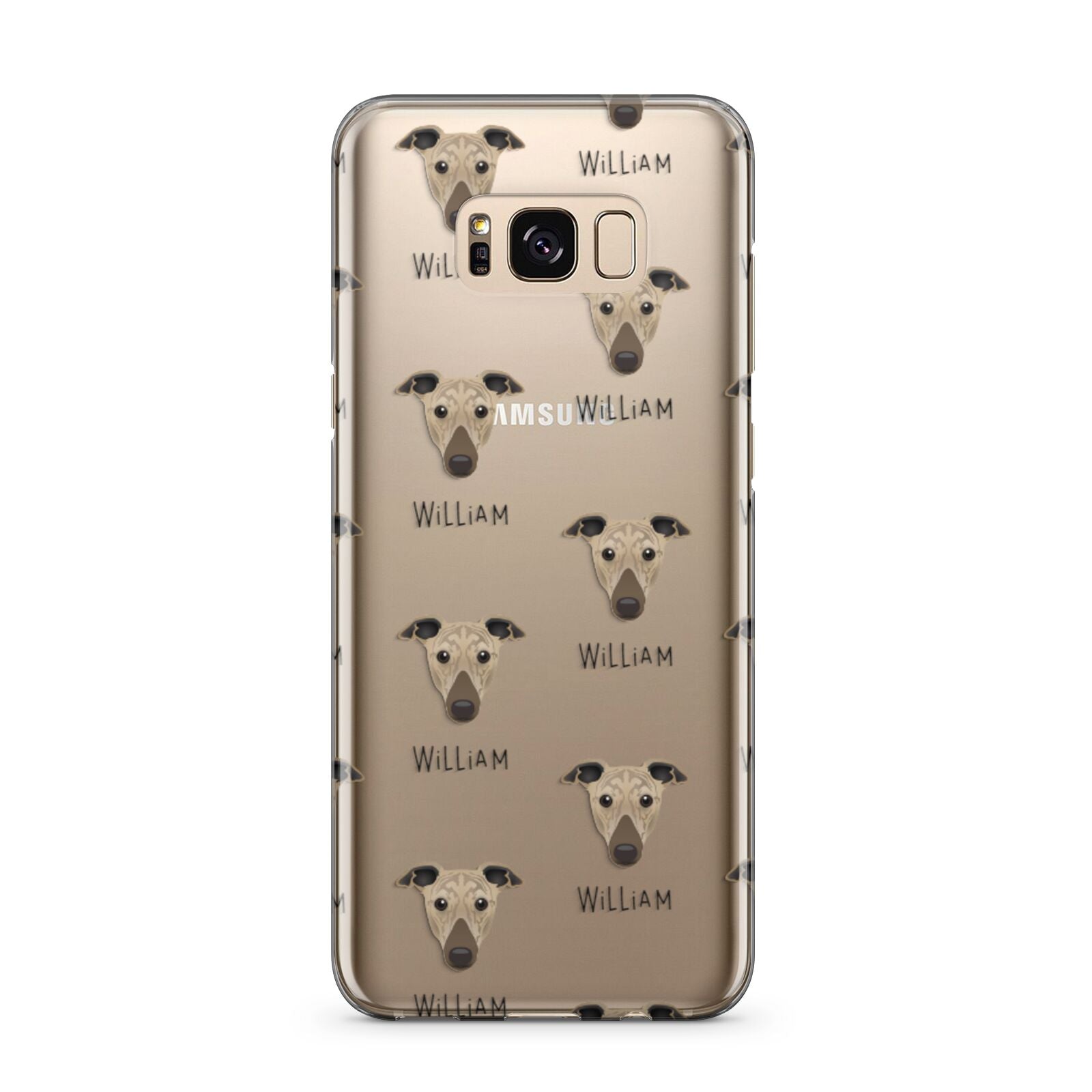 Greyhound Icon with Name Samsung Galaxy S8 Plus Case