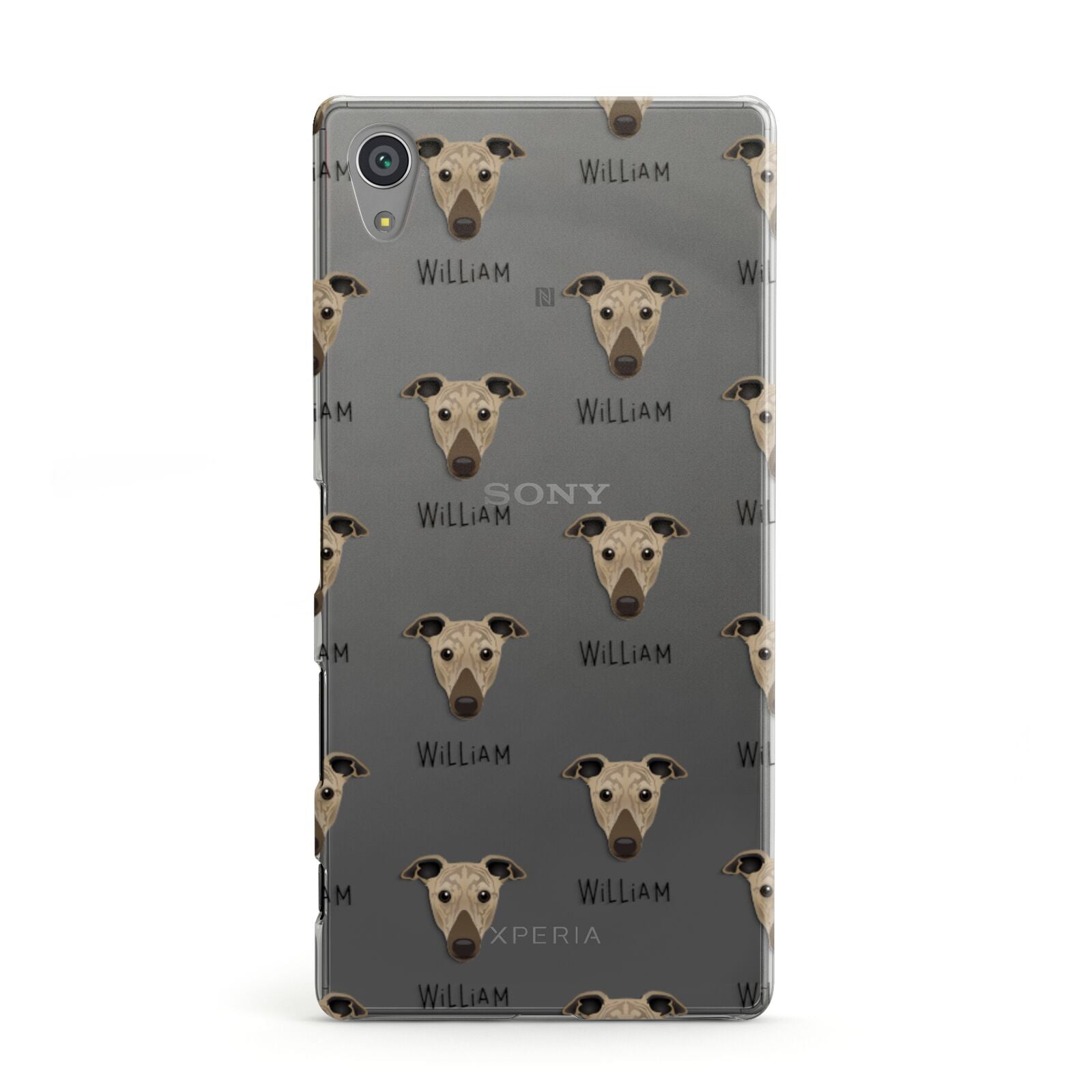 Greyhound Icon with Name Sony Xperia Case