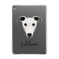 Greyhound Personalised Apple iPad Grey Case