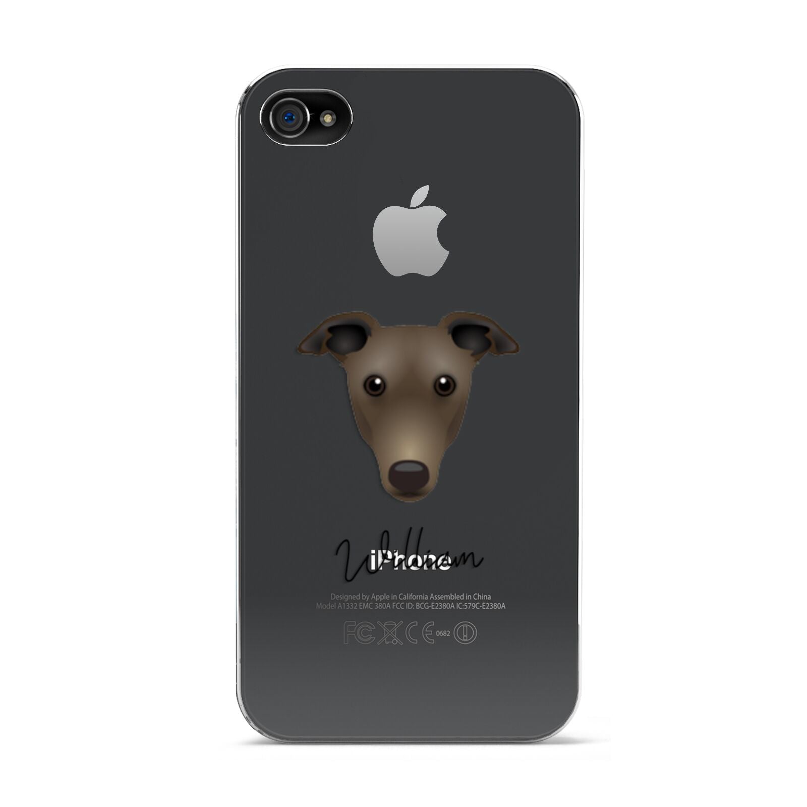 Greyhound Personalised Apple iPhone 4s Case
