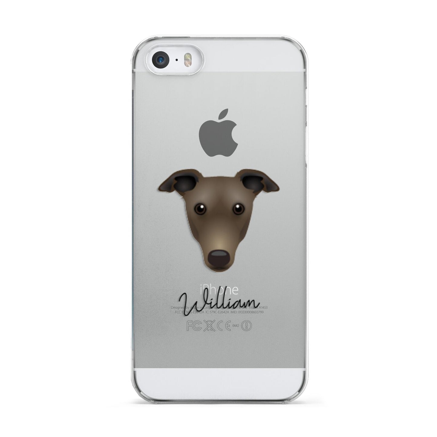 Greyhound Personalised Apple iPhone 5 Case