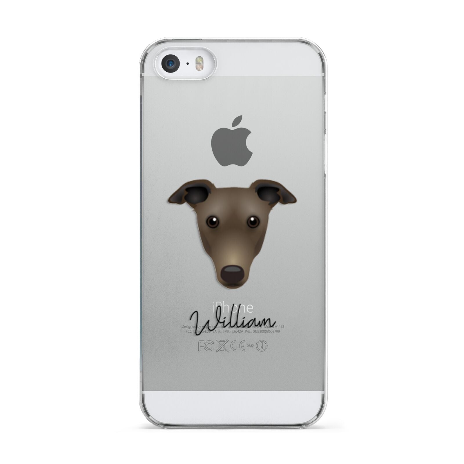 Greyhound Personalised Apple iPhone 5 Case