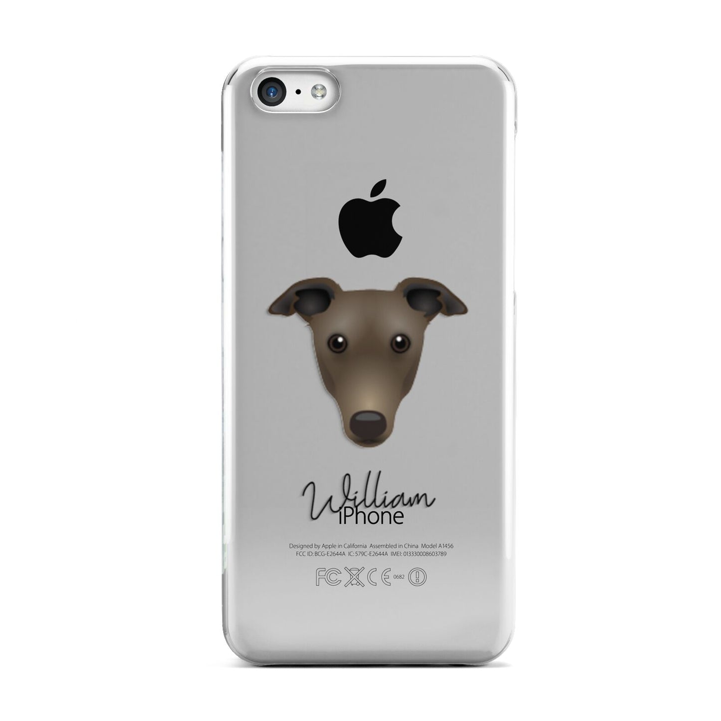 Greyhound Personalised Apple iPhone 5c Case