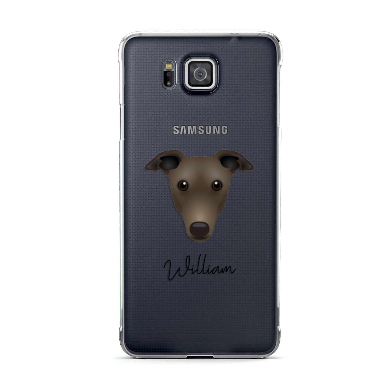 Greyhound Personalised Samsung Galaxy Alpha Case