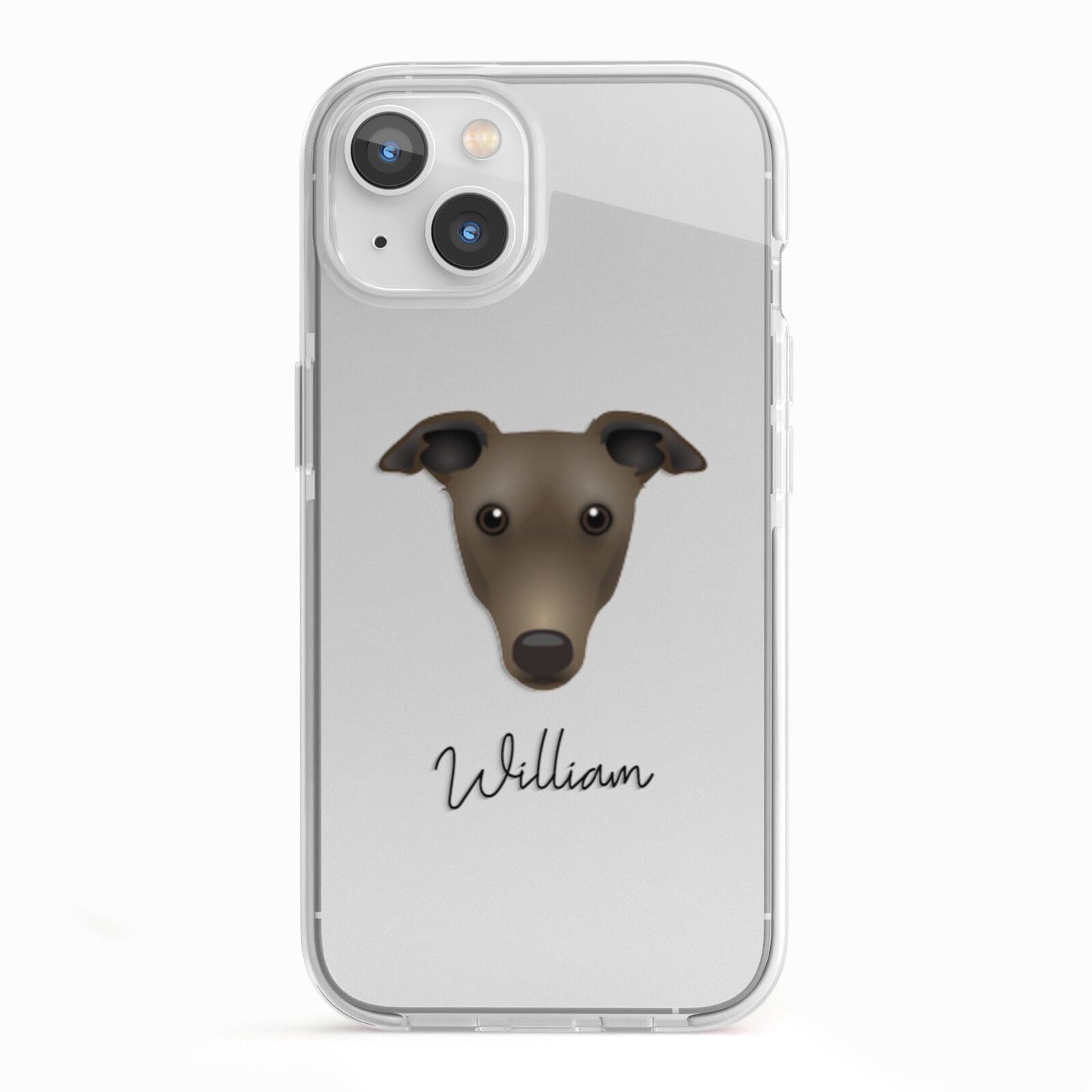 Greyhound Personalised iPhone 13 TPU Impact Case with White Edges