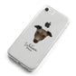 Greyhound Personalised iPhone 8 Bumper Case on Silver iPhone Alternative Image