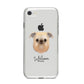 Griffon Bruxellois Personalised iPhone 8 Bumper Case on Silver iPhone