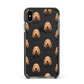 Griffon Fauve De Bretagne Icon with Name Apple iPhone Xs Max Impact Case Black Edge on Black Phone