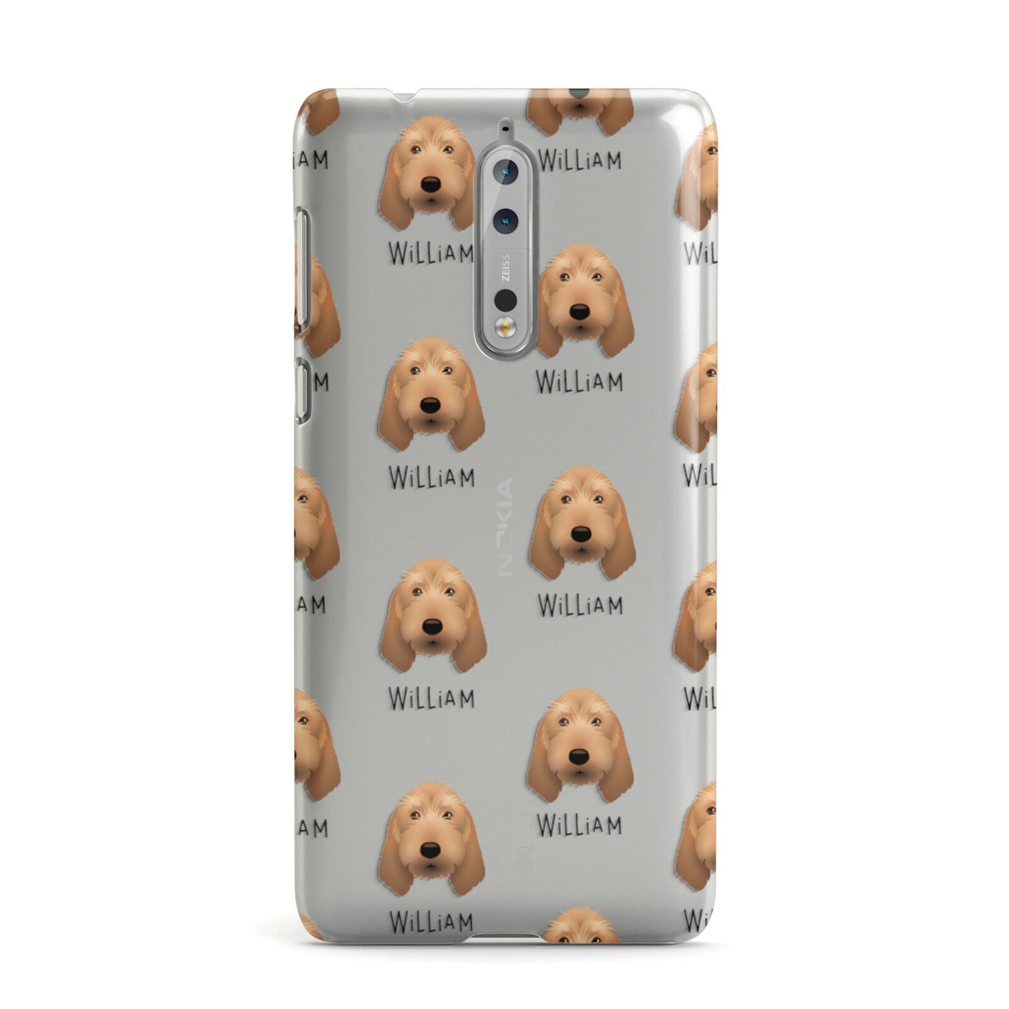 Griffon Fauve De Bretagne Icon with Name Nokia Case