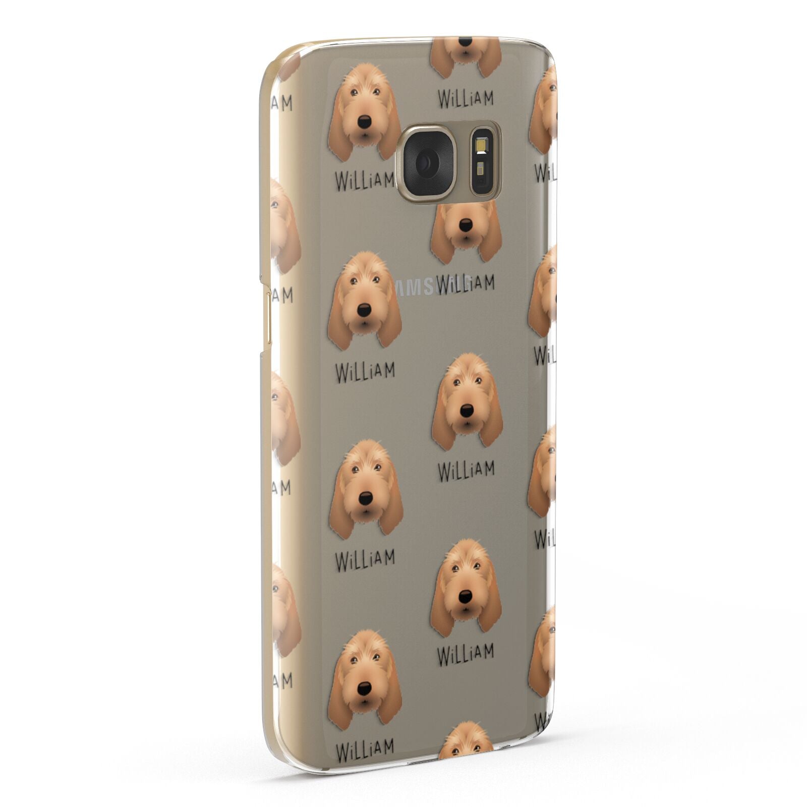 Griffon Fauve De Bretagne Icon with Name Samsung Galaxy Case Fourty Five Degrees