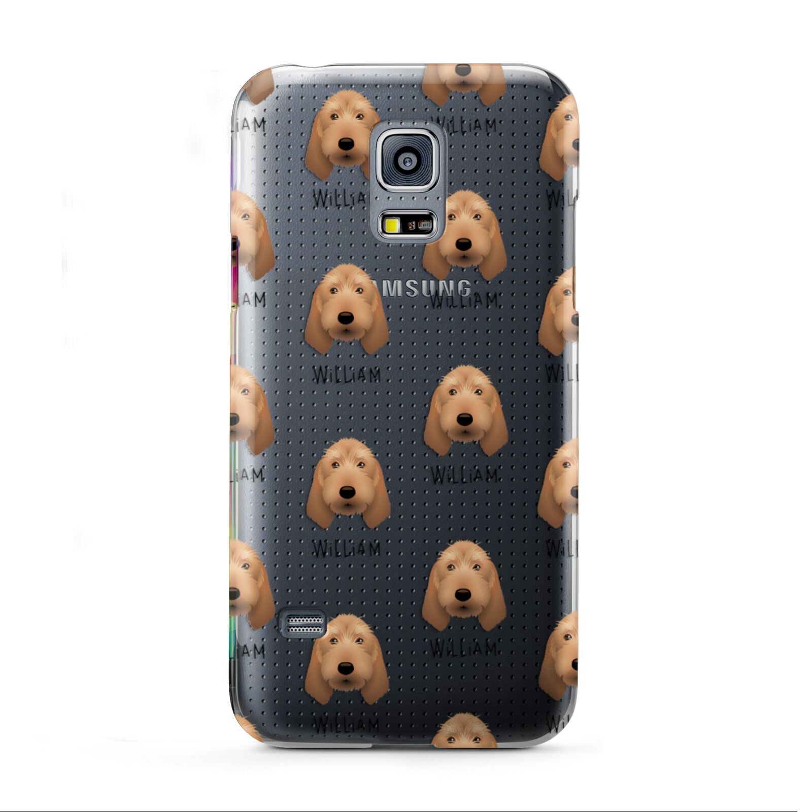 Griffon Fauve De Bretagne Icon with Name Samsung Galaxy S5 Mini Case