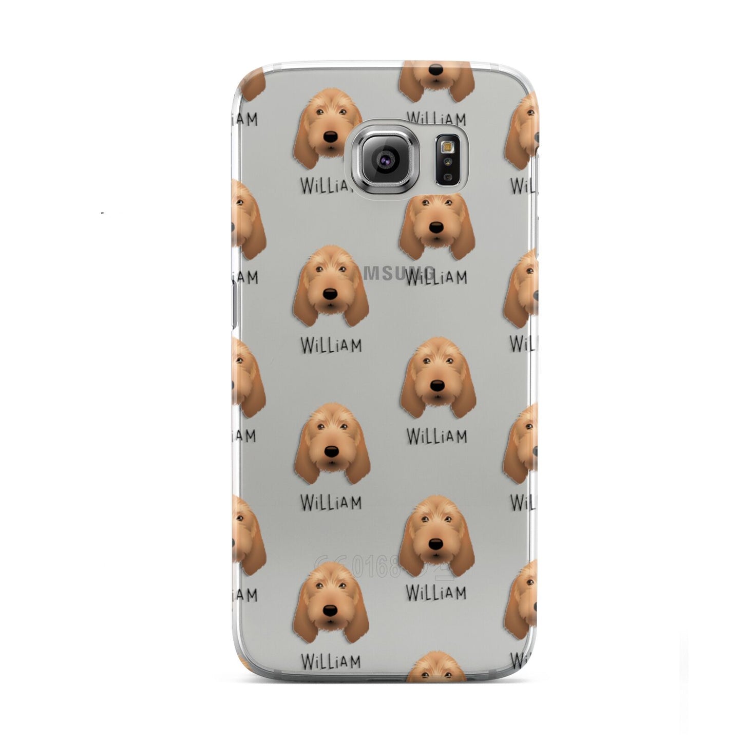 Griffon Fauve De Bretagne Icon with Name Samsung Galaxy S6 Case