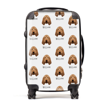 Griffon Fauve De Bretagne Icon with Name Suitcase