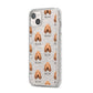 Griffon Fauve De Bretagne Icon with Name iPhone 14 Plus Glitter Tough Case Starlight Angled Image
