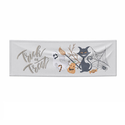 Grinning Cat Halloween 6x2 Paper Banner