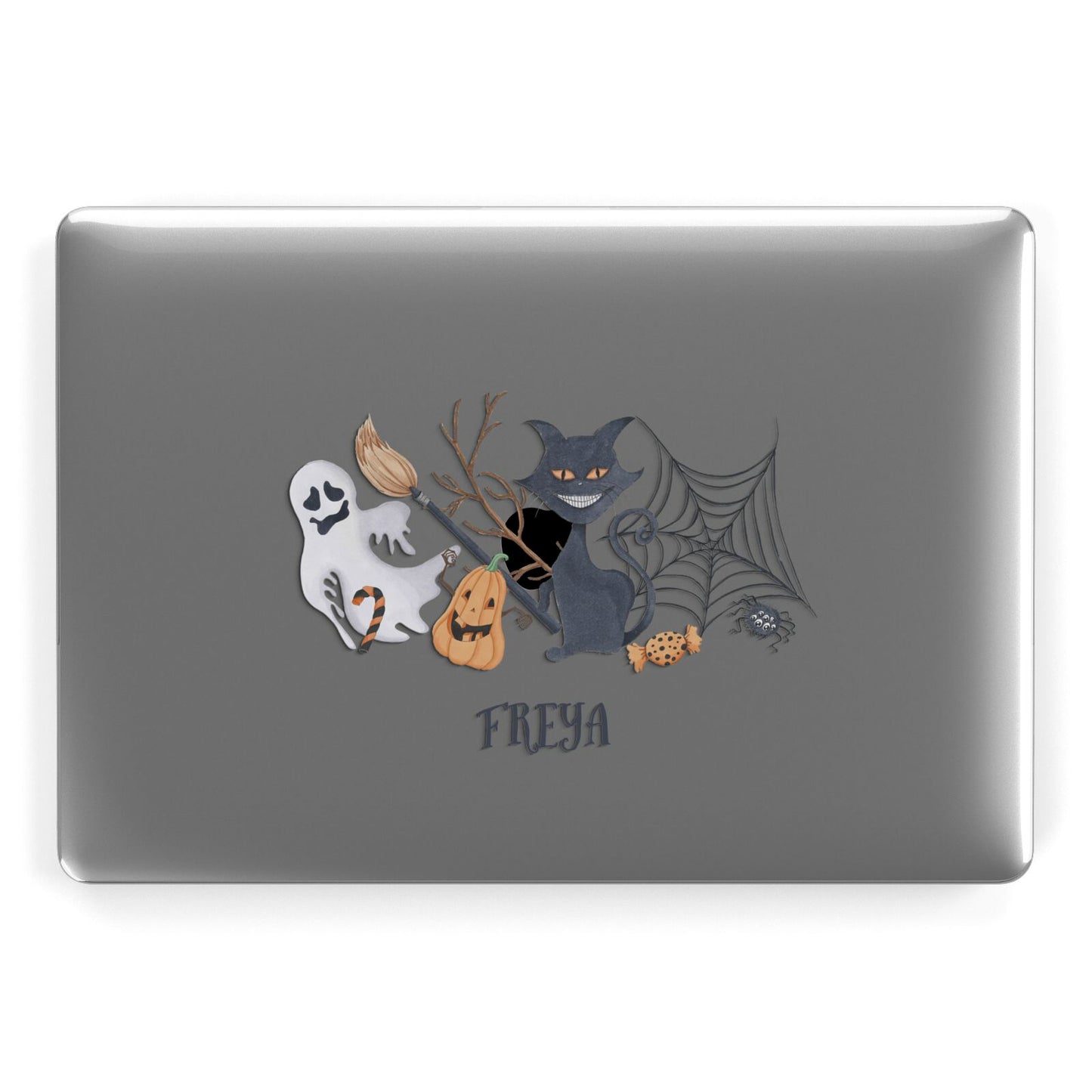 Grinning Cat Halloween Apple MacBook Case