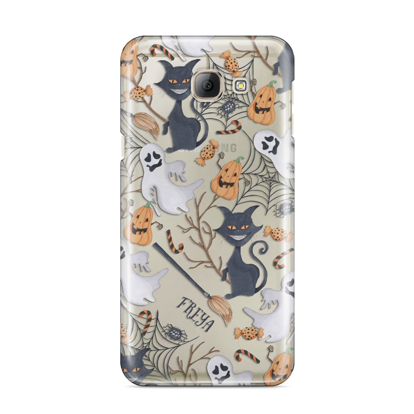 Grinning Cat Halloween Samsung Galaxy A8 2016 Case