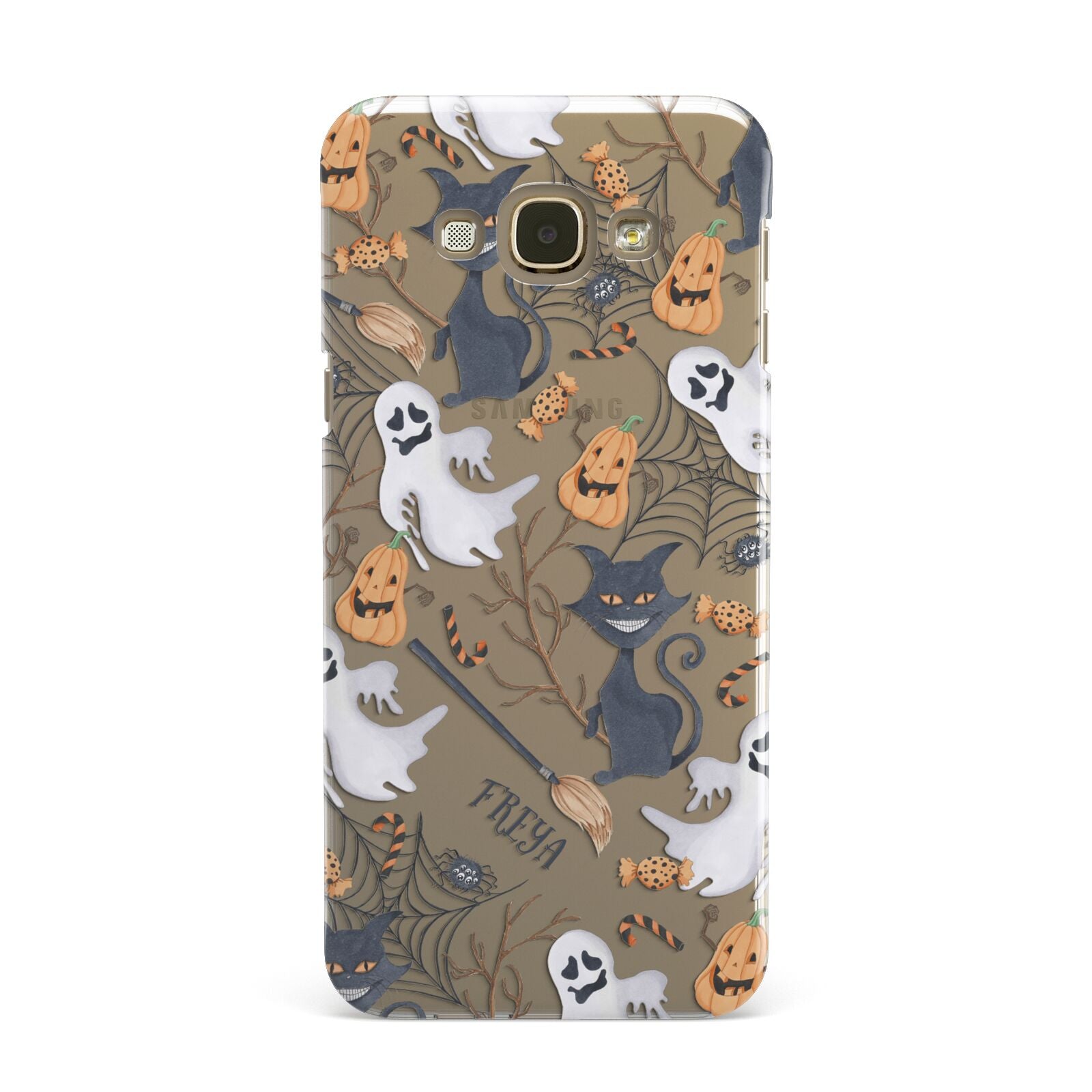 Grinning Cat Halloween Samsung Galaxy A8 Case