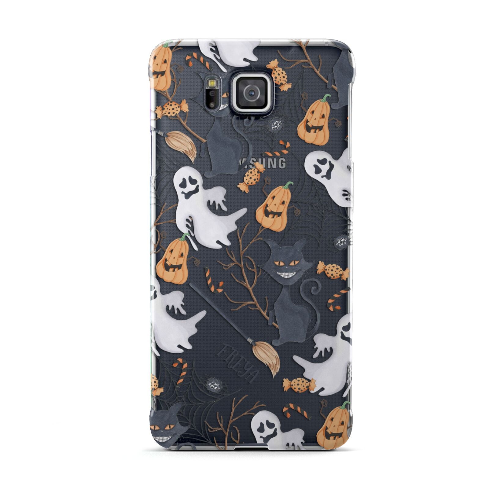 Grinning Cat Halloween Samsung Galaxy Alpha Case