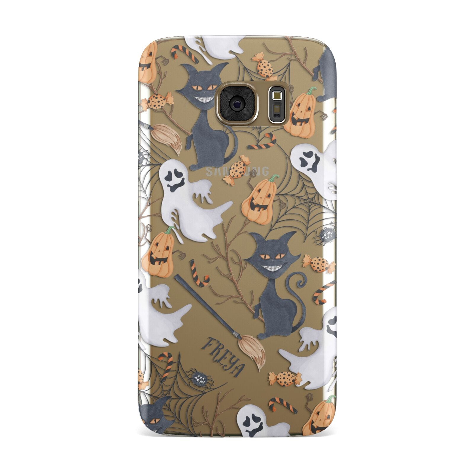 Grinning Cat Halloween Samsung Galaxy Case