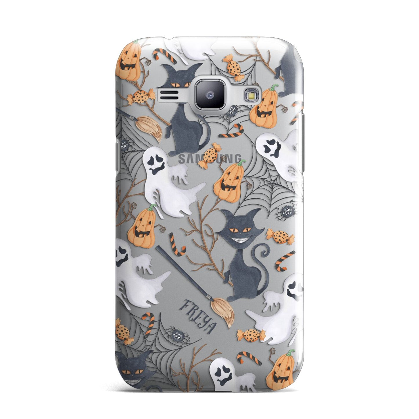 Grinning Cat Halloween Samsung Galaxy J1 2015 Case