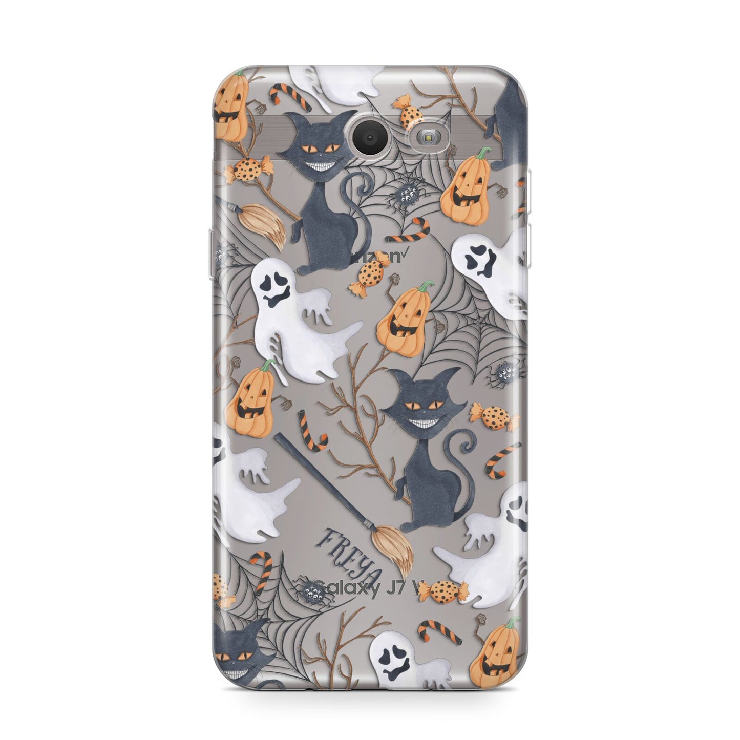 Grinning Cat Halloween Samsung Galaxy J7 2017 Case