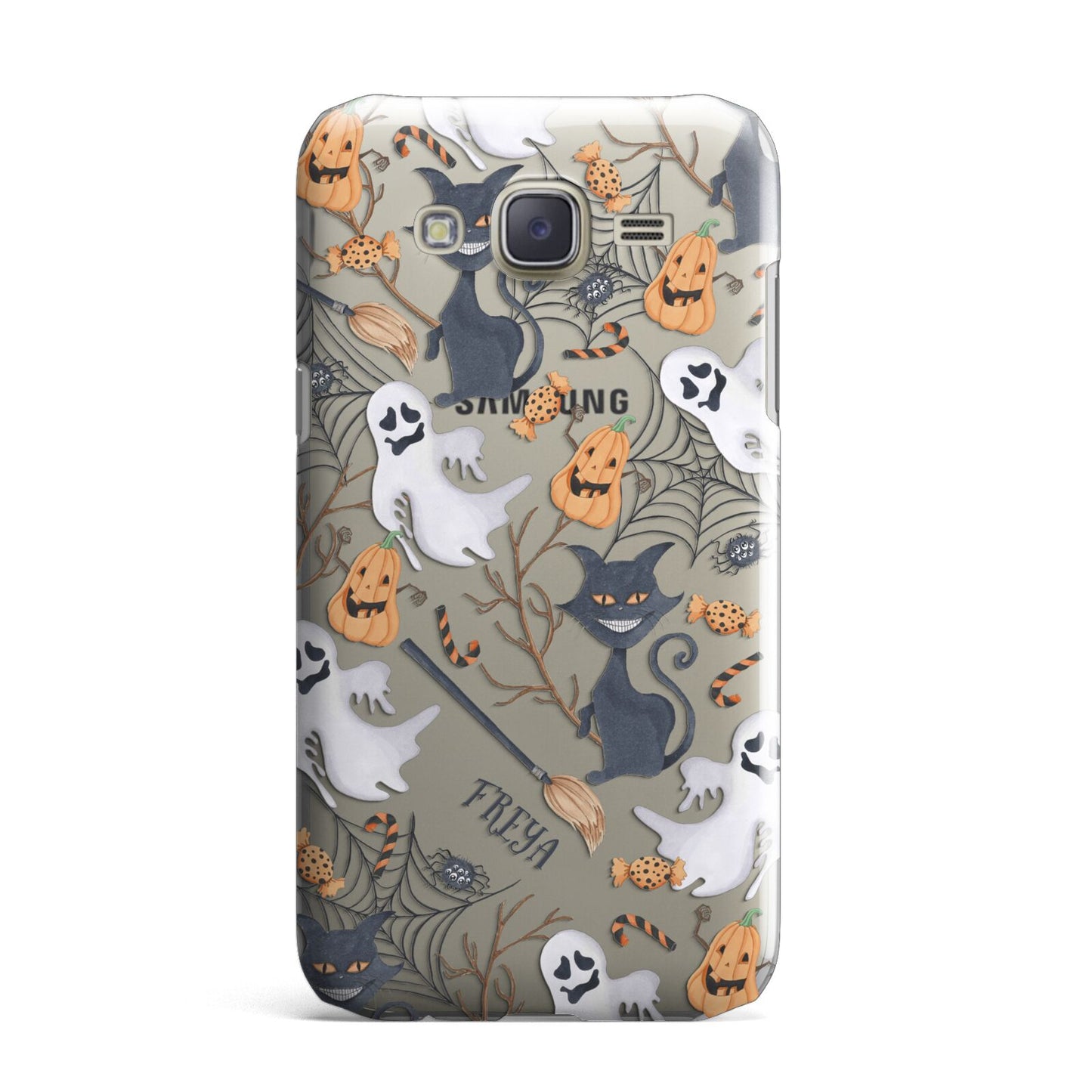 Grinning Cat Halloween Samsung Galaxy J7 Case