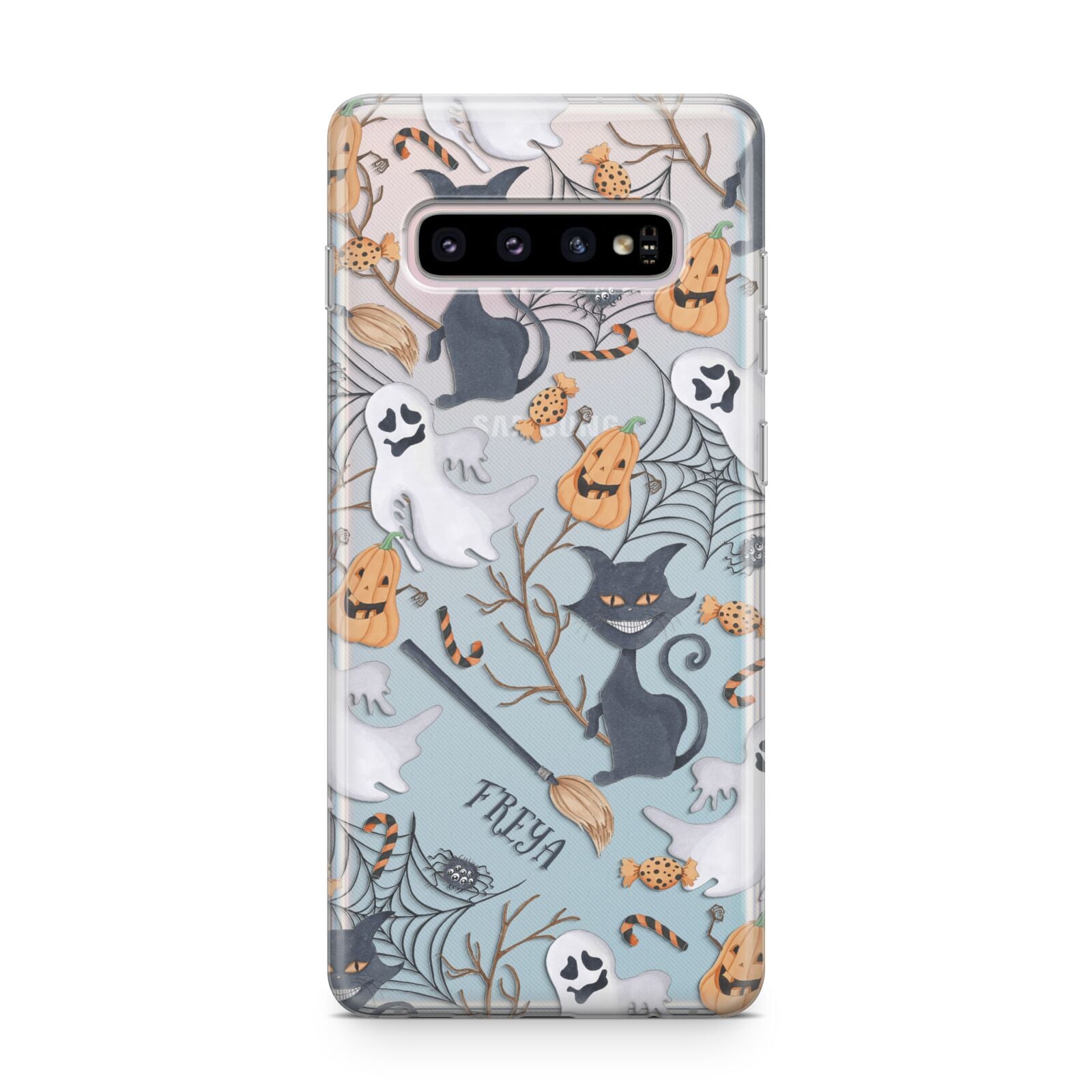 Grinning Cat Halloween Samsung Galaxy S10 Plus Case