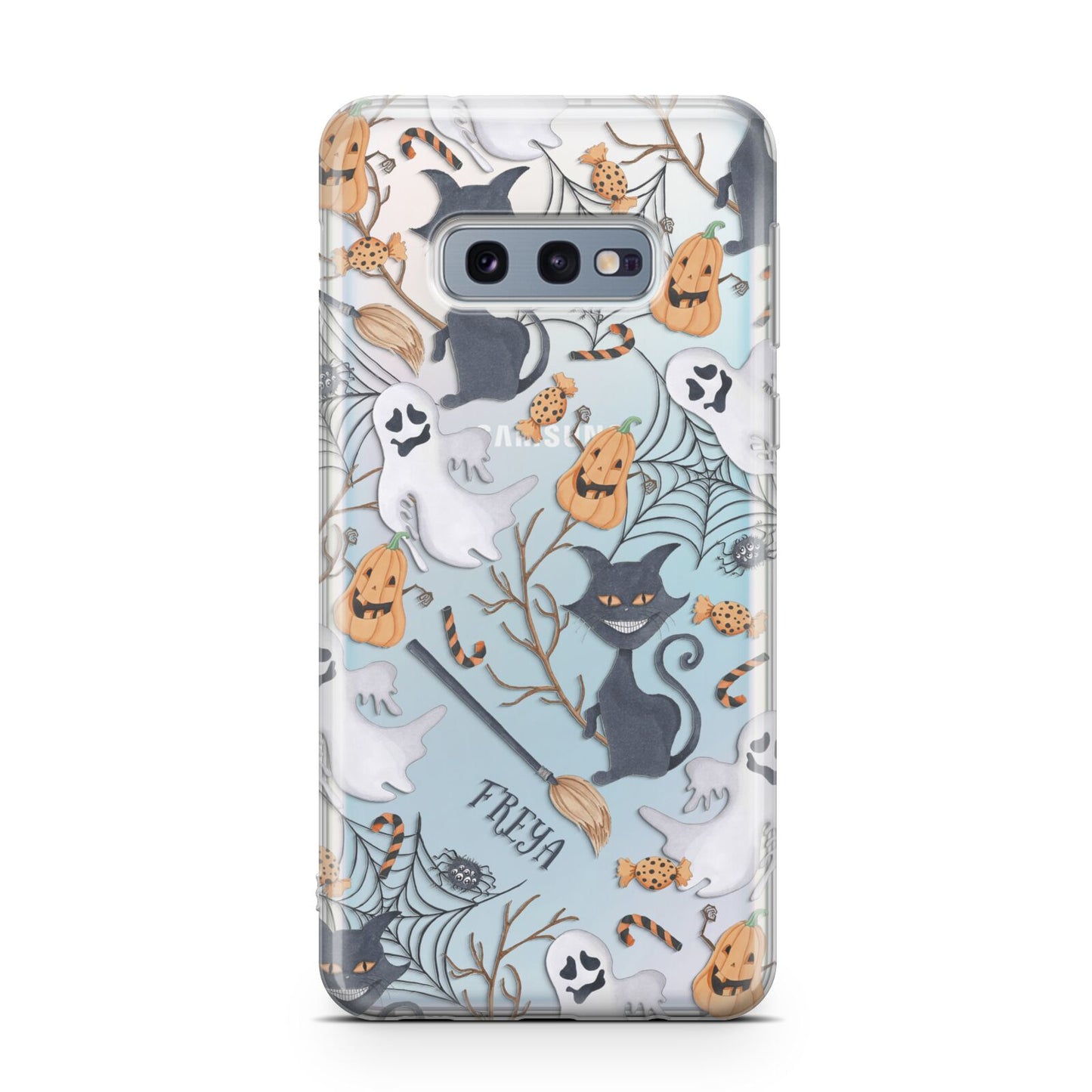 Grinning Cat Halloween Samsung Galaxy S10E Case