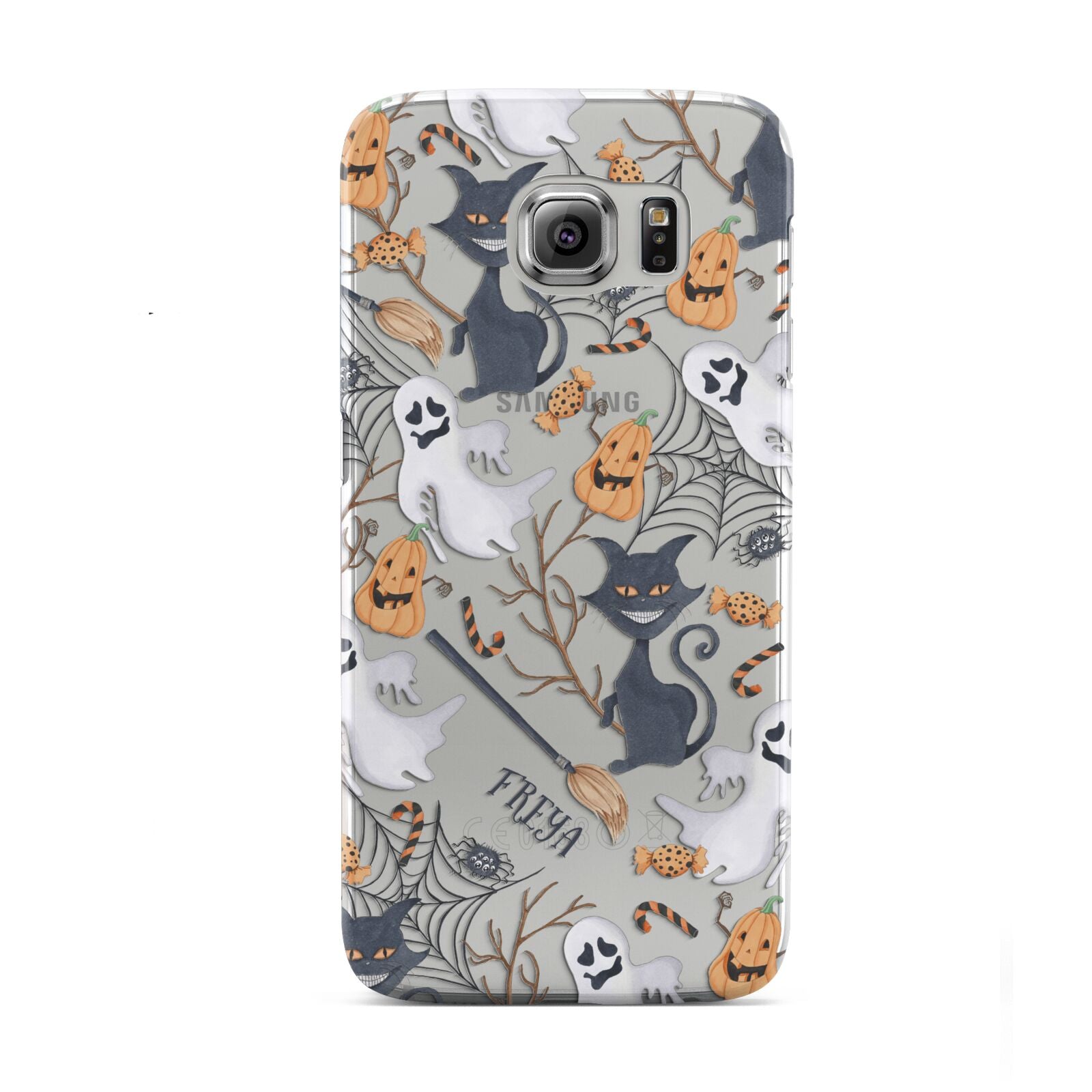 Grinning Cat Halloween Samsung Galaxy S6 Case