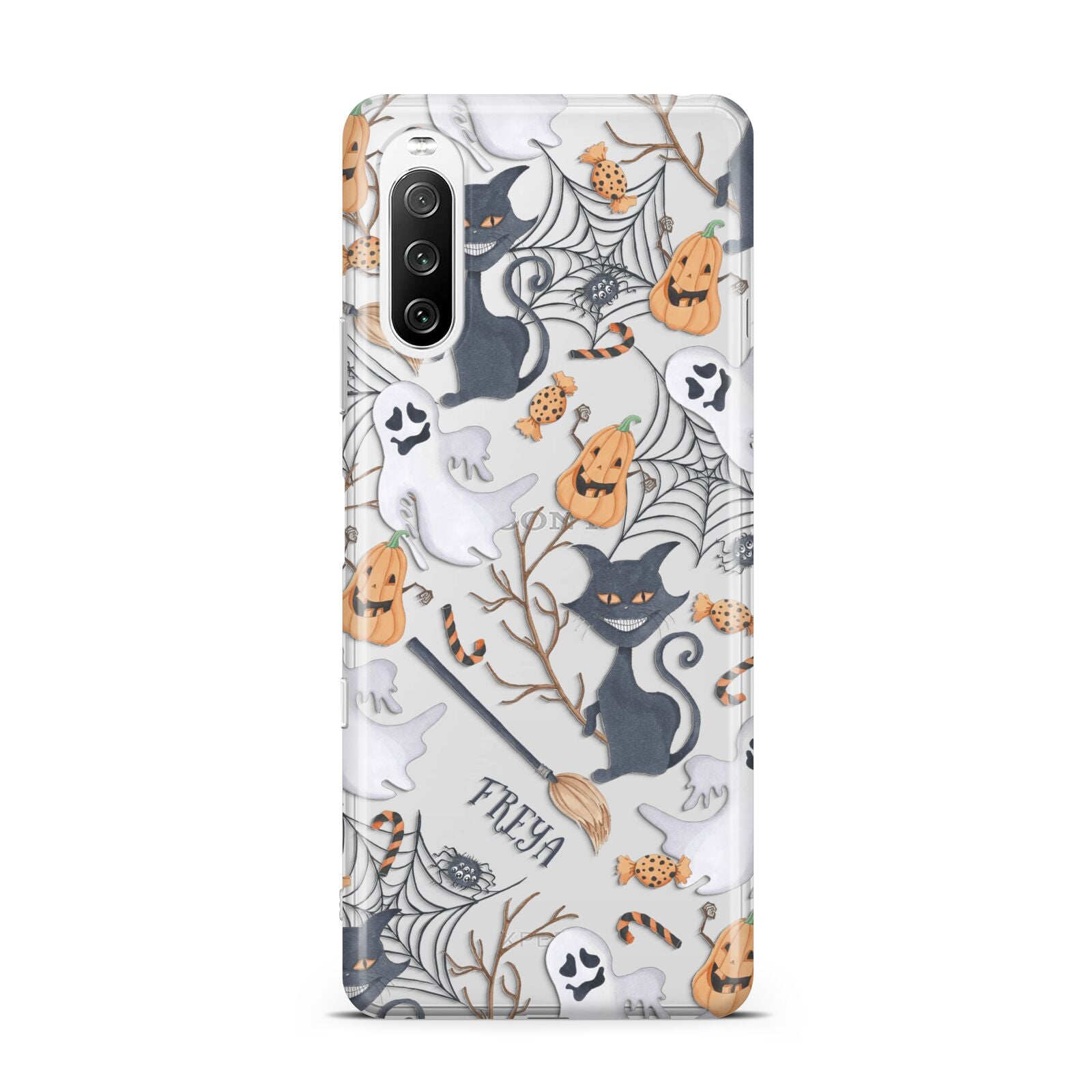 Grinning Cat Halloween Sony Xperia 10 III Case