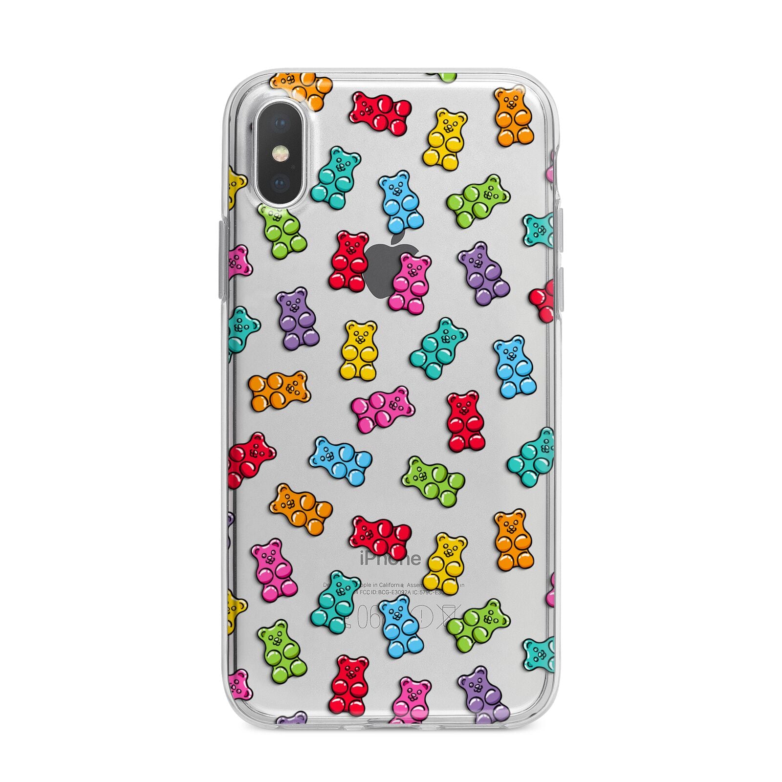 Gummy Bear iPhone X Bumper Case on Silver iPhone Alternative Image 1