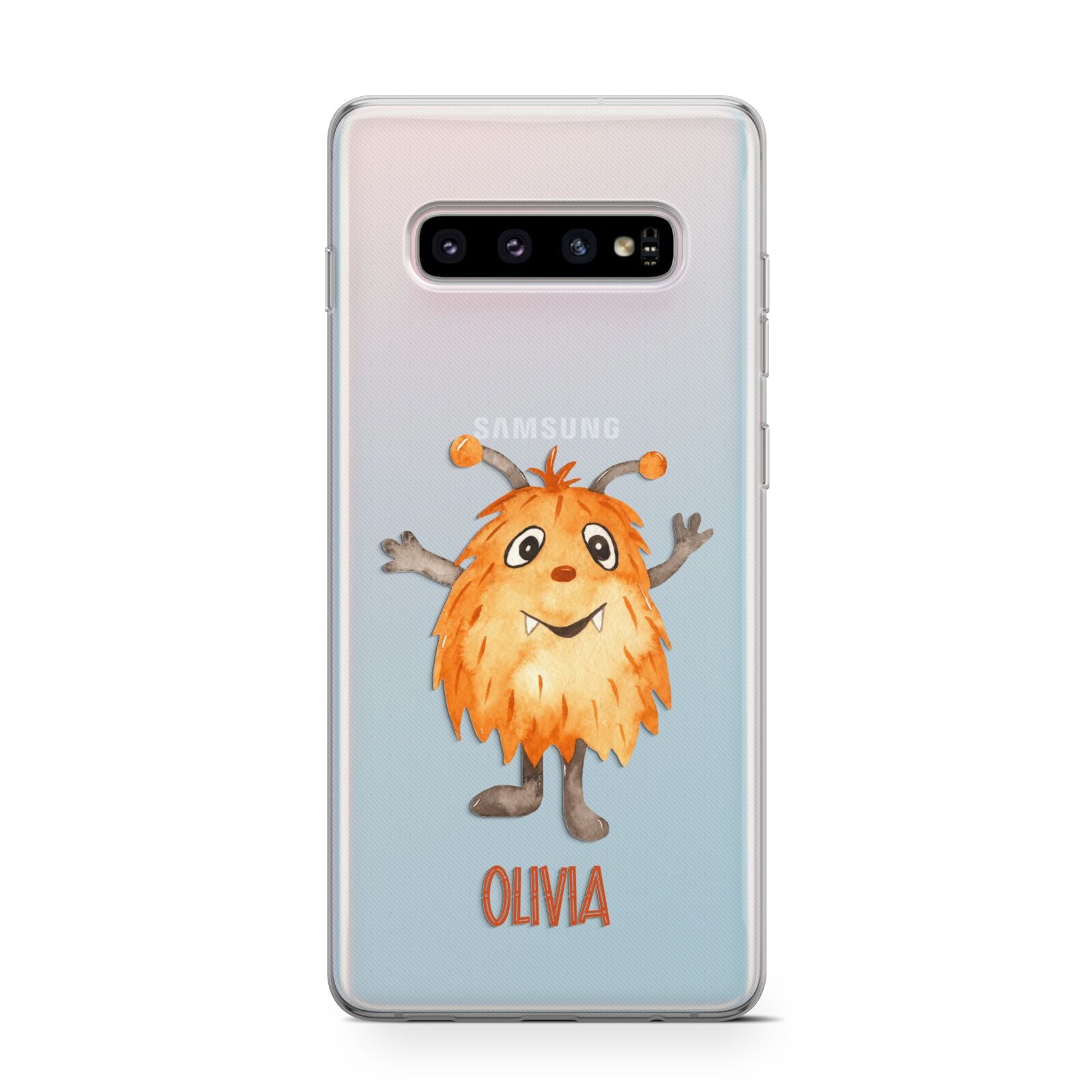 Hairy Halloween Monster Protective Samsung Galaxy Case