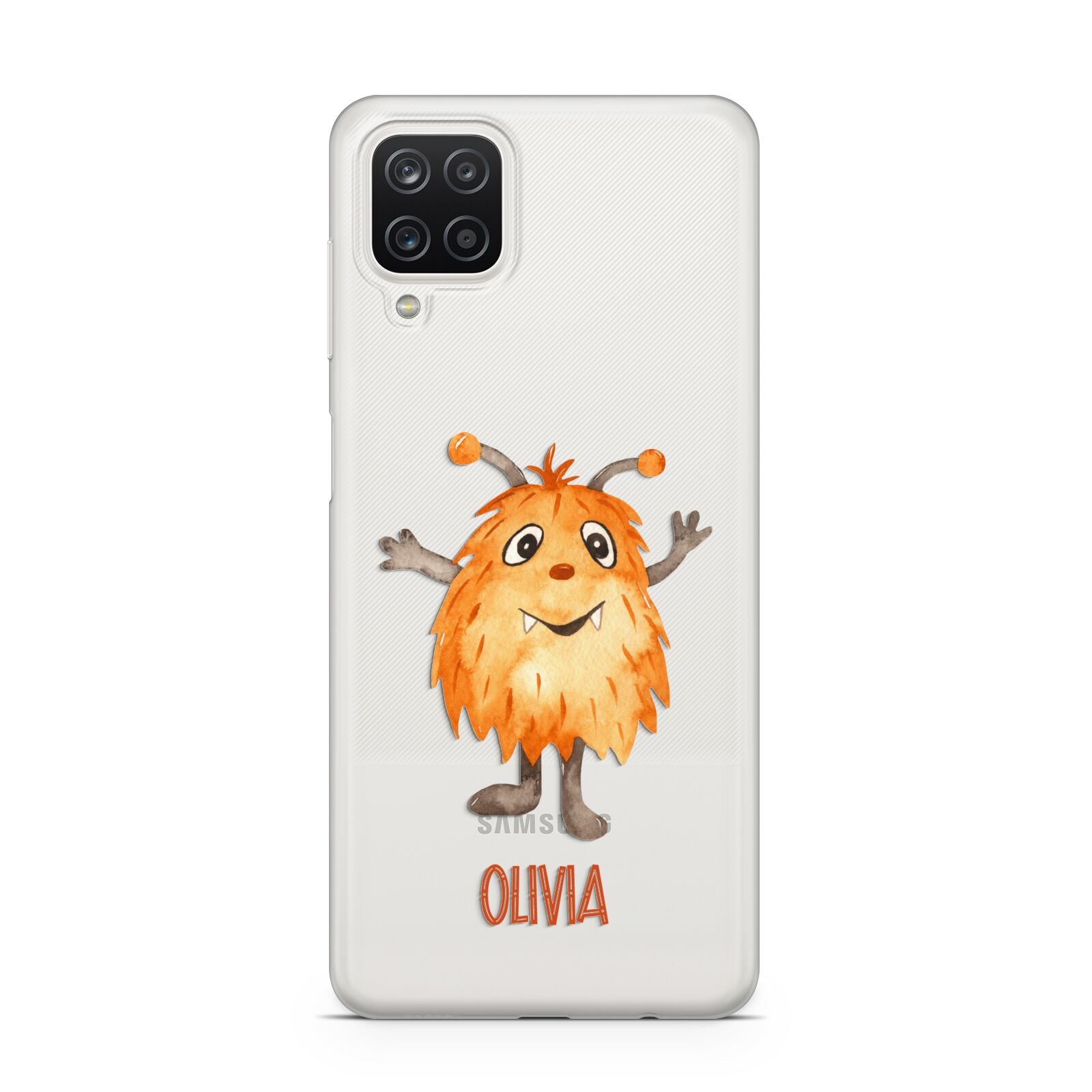 Hairy Halloween Monster Samsung A12 Case